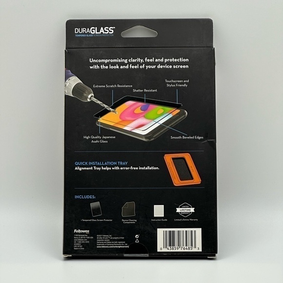 Duraglass Samsung Galaxy A01 screen protector tempered shatter resistant glass - Picture 3 of 4